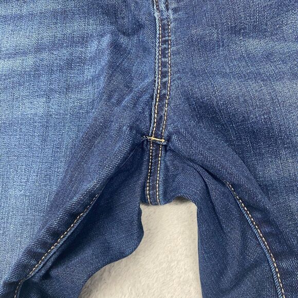 Vera Wang Jeans Womens 14 Blue Skinny Dark Wash Mid Rise Simply Vera Denim - Picture 8 of 11